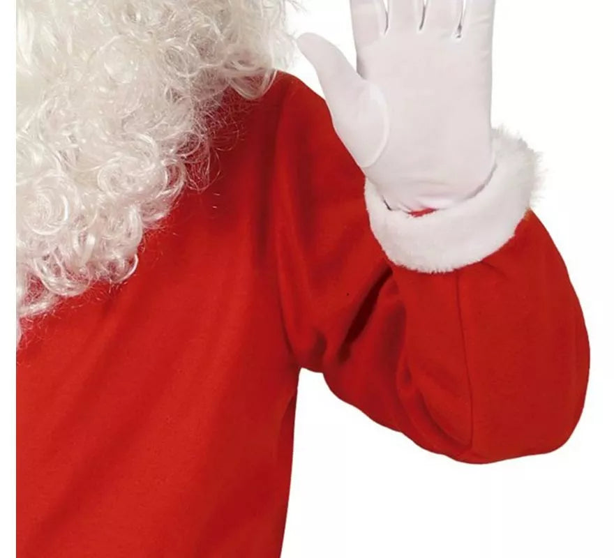 Translation missing: it.Disfraz de Papá Noel con cinturón negro para hombre