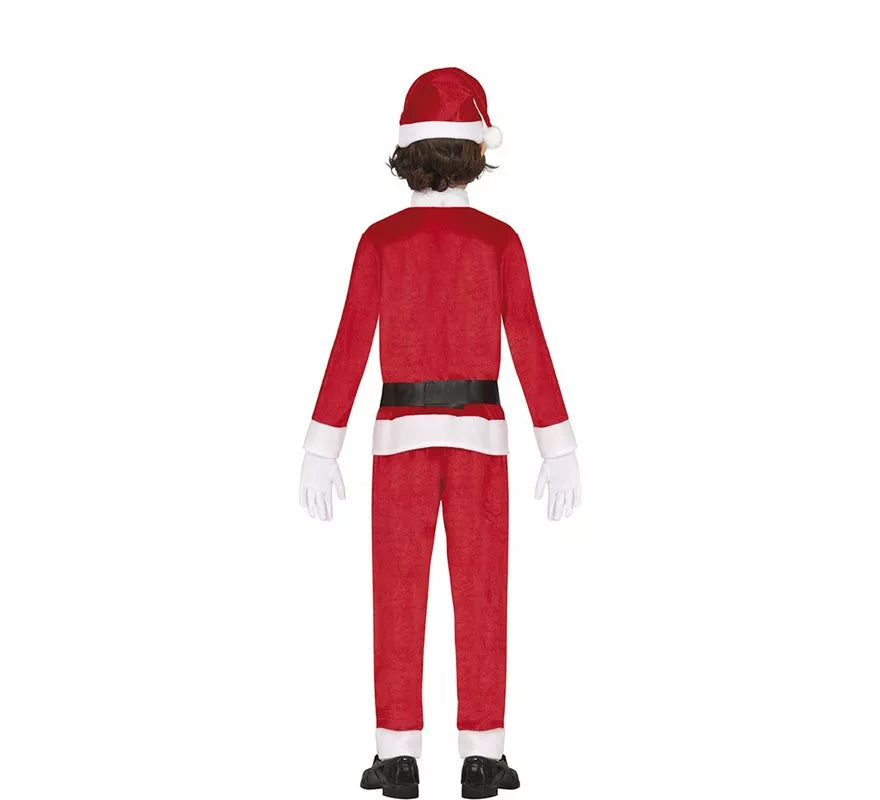 Translation missing: it.Disfraz de Papá Noel rojo y blanco con gorro para niño