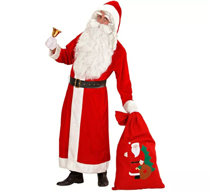Translation missing: it.Disfraz de Papá Noel Súper Lujo de Terciopelo para hombre