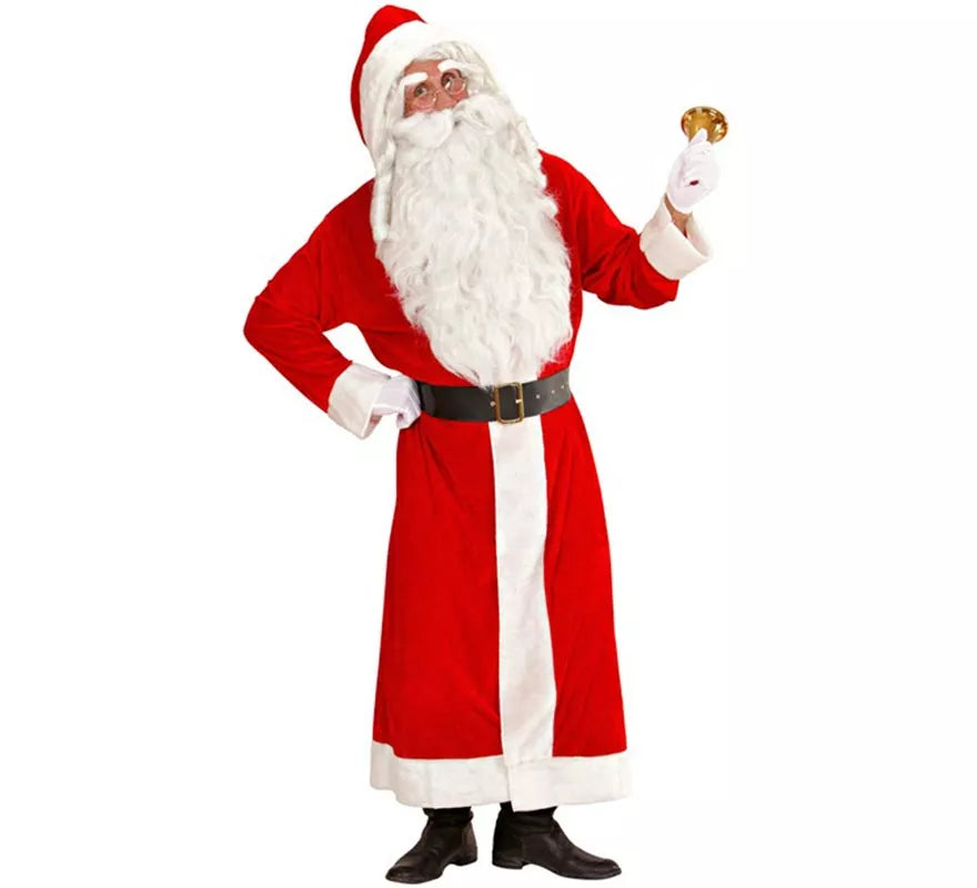 Translation missing: it.Disfraz de Papá Noel Súper Lujo de Terciopelo para hombre