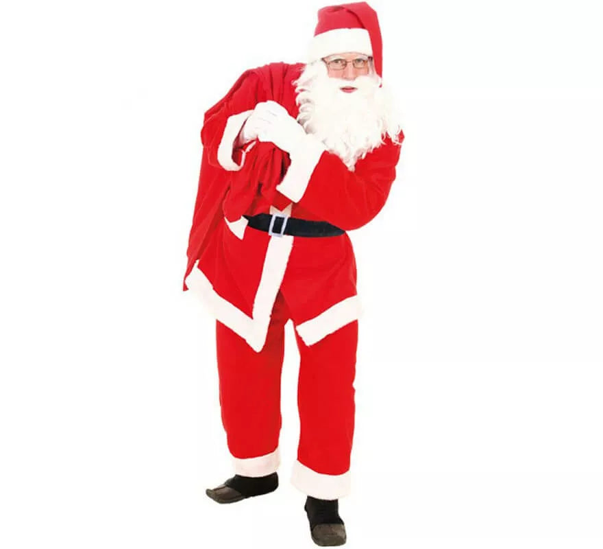 Translation missing: it.Disfraz de Papá Noel Terciopelo para adulto