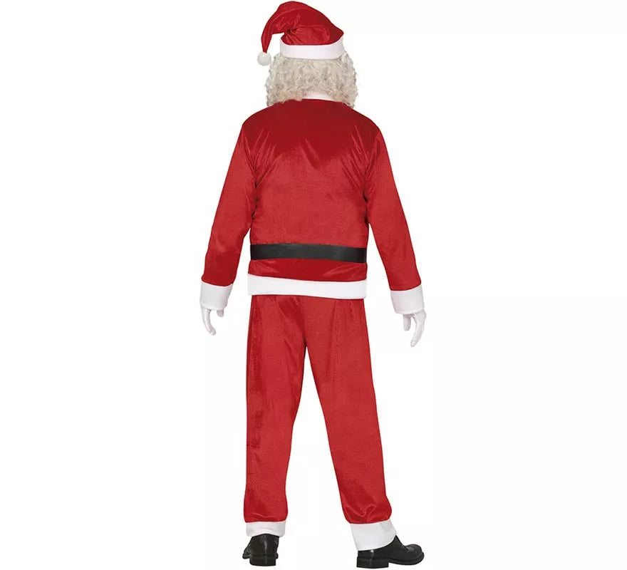 Translation missing: it.Disfraz de Papá Noel tradicional rojo para hombre