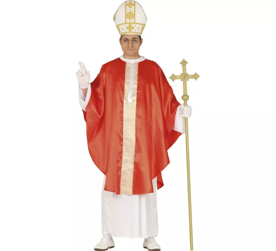 Translation missing: it.Disfraz de Papa Rojo para hombre