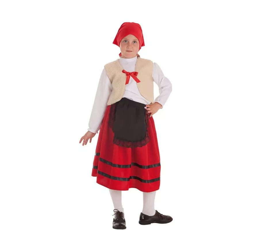 Translation missing: it.Disfraz de Pastora con Chaleco para niña