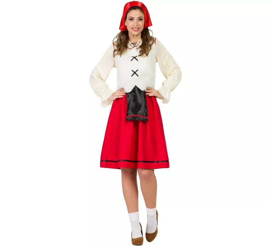 Translation missing: es.Disfraz de Pastora Roja para mujer