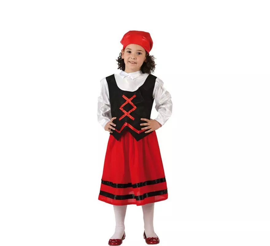 Translation missing: es.Disfraz de Pastora Roja para niña