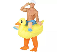 Costume da anatroccolo gonfiabile con bagnante per uomo