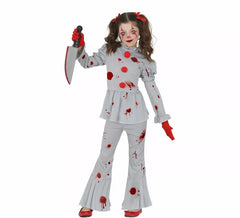 Costume da clown assassino horror per ragazza