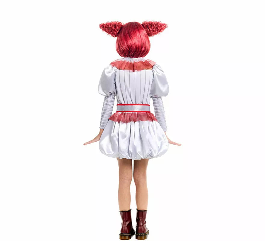 Translation missing: it.Disfraz de Payasa Aterradora para niña