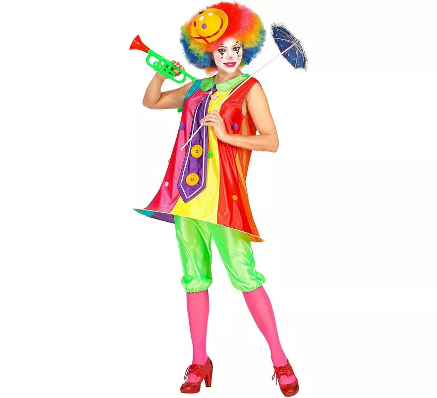 Translation missing: it.Disfraz de Payasa Colorines para mujer