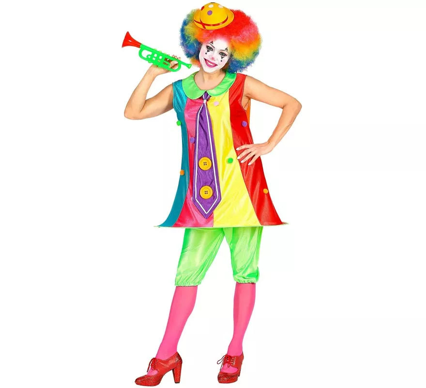 Translation missing: it.Disfraz de Payasa Colorines para mujer