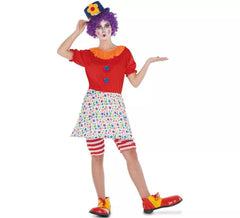 Costume da Pagliaccio con pois per donna