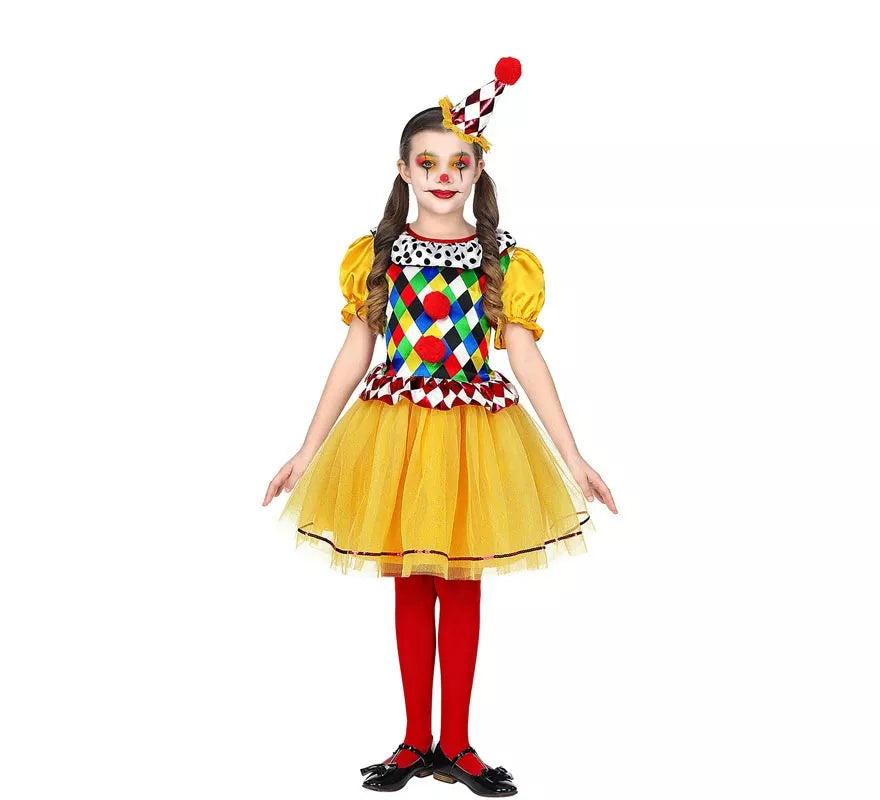 Translation missing: es.Disfraz de Payasa con tutú para niña y adolescente