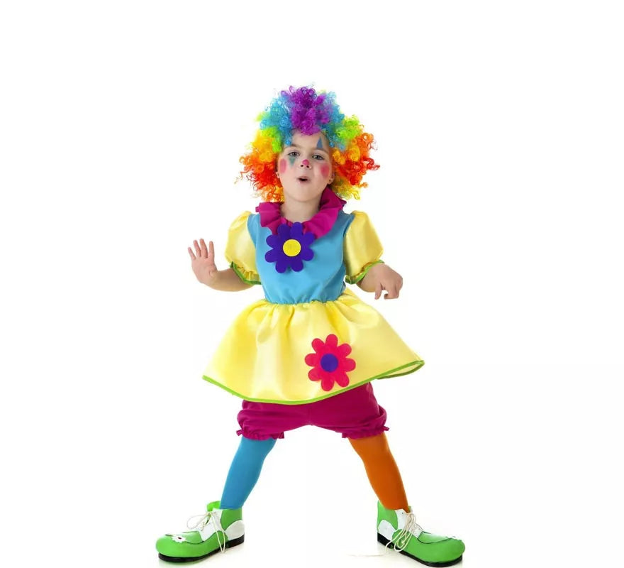 Translation missing: es.Disfraz de Payasa de Circo para niña