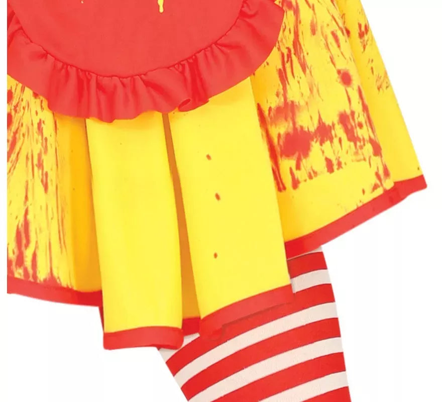 Translation missing: it.Disfraz de Payasa de Hamburguesa Asesina para mujer