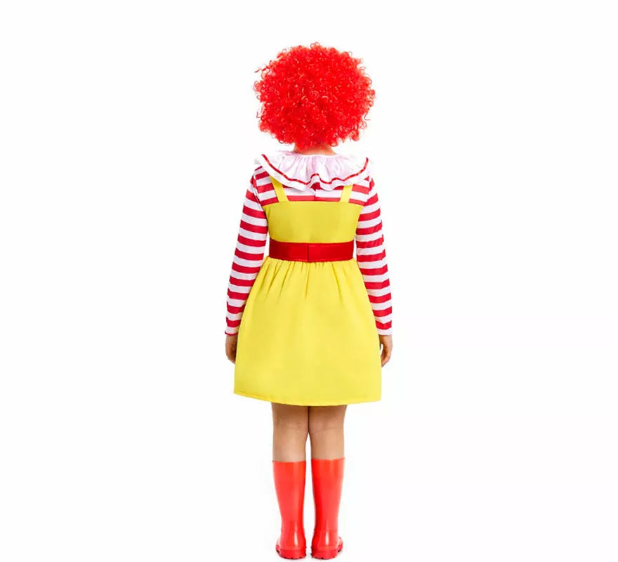 Translation missing: it.Disfraz de Payasa de Hamburguesa Sádica para niña
