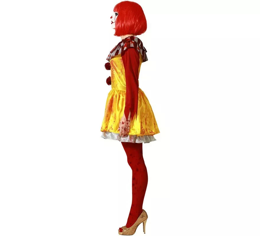 Translation missing: it.Disfraz de Payasa de Hamburguesa Sangrienta para mujer