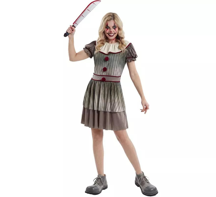 Translation missing: it.Disfraz de Payasa del Terror para mujer