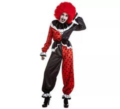 Costume da clown diabolico per donna