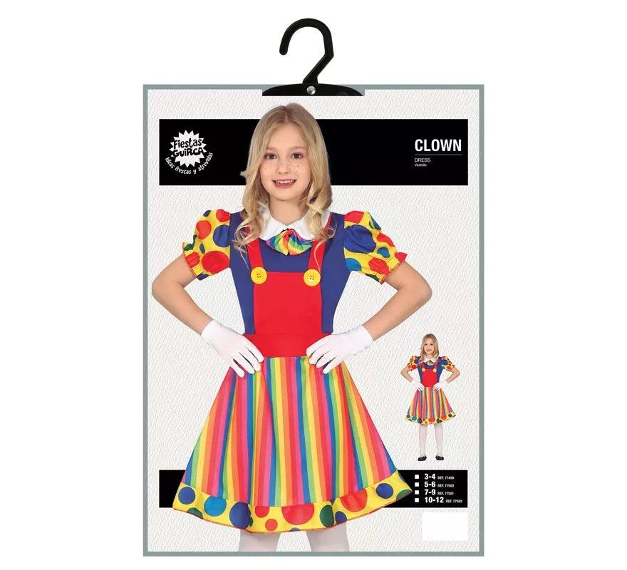Translation missing: es.Disfraz de Payasa Divertida para niña