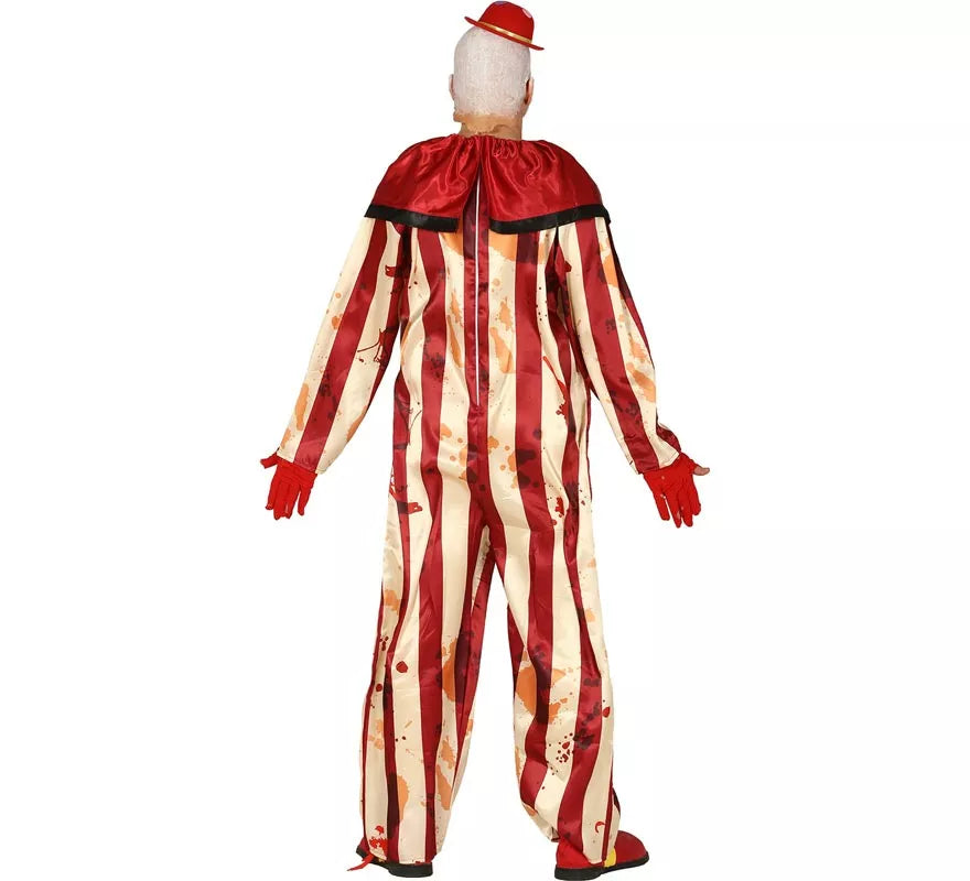 Translation missing: it.Disfraz de Payaso a Rayas para hombre