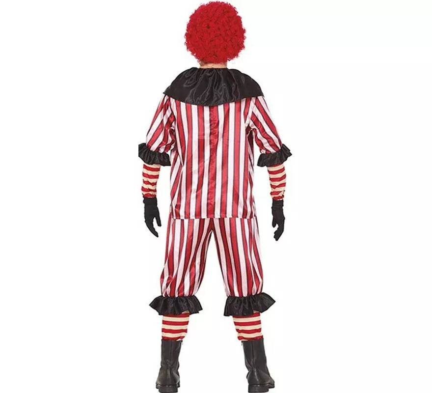 Translation missing: it.Disfraz de Payaso a Rayas para hombre