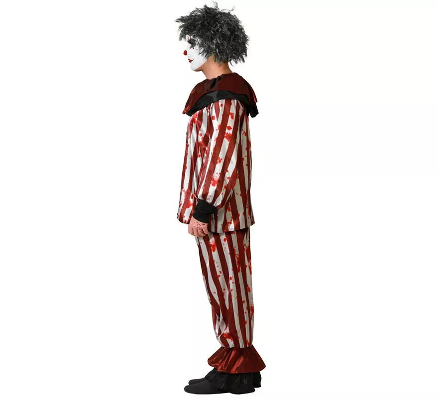 Translation missing: it.Disfraz de Payaso a Rayas para hombre