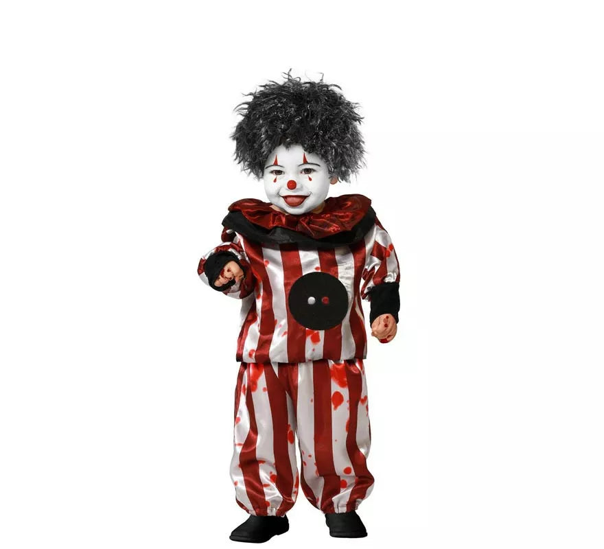 Translation missing: it.Disfraz de Payaso a rayas para niño y bebé