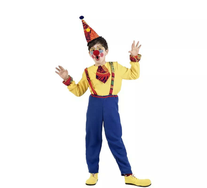 Translation missing: it.Disfraz de Payaso Amarillo para niño
