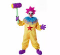 Disfraz de Payaso Asesino Aterrador amarillo para niño