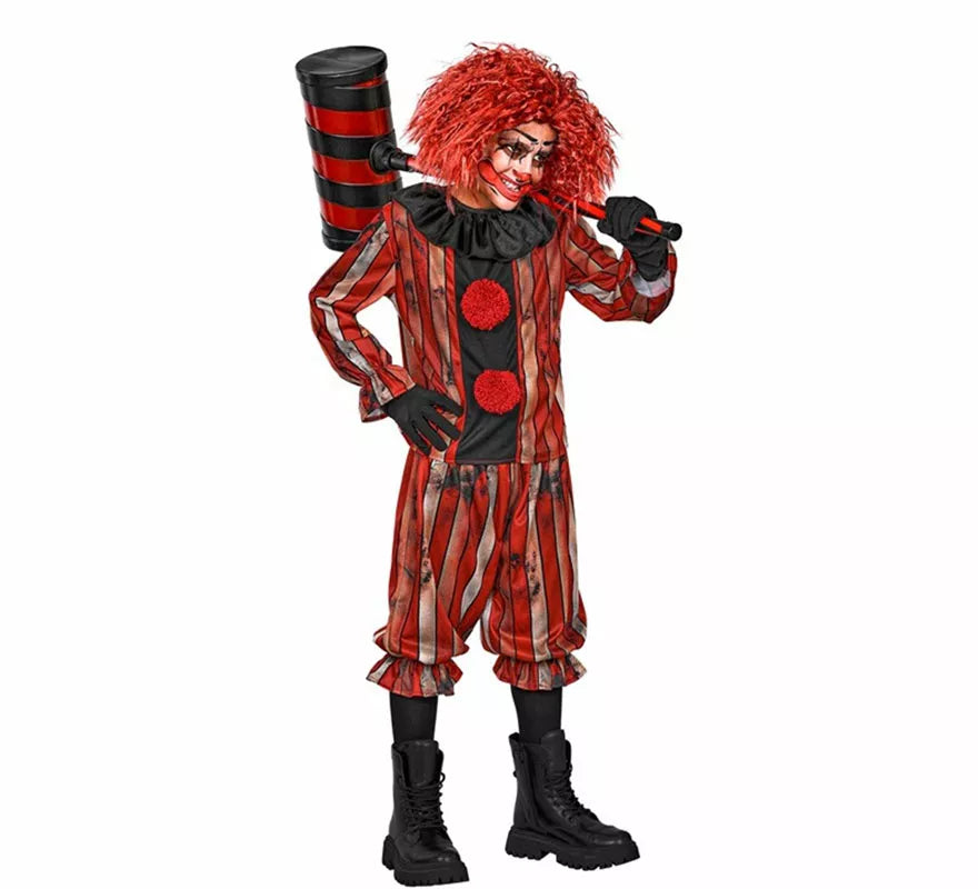 Disfraz de Payaso Asesino de Terror para niños