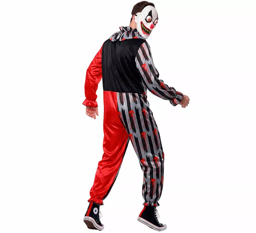 Translation missing: it.Disfraz de Payaso Asesino Loco para hombre