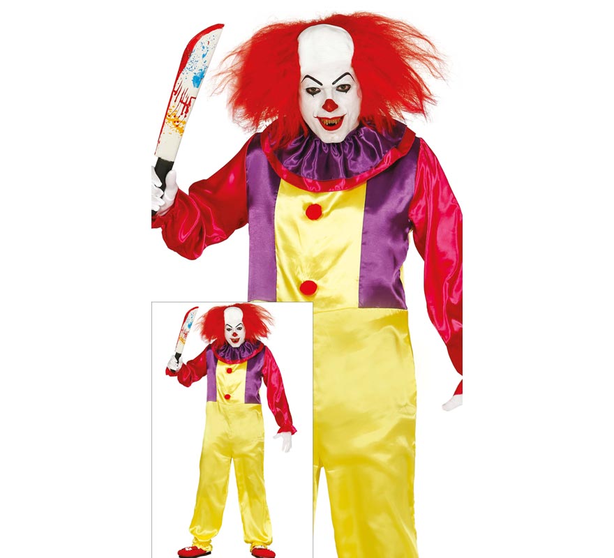 Translation missing: it.Disfraz de Payaso Asesino para hombre