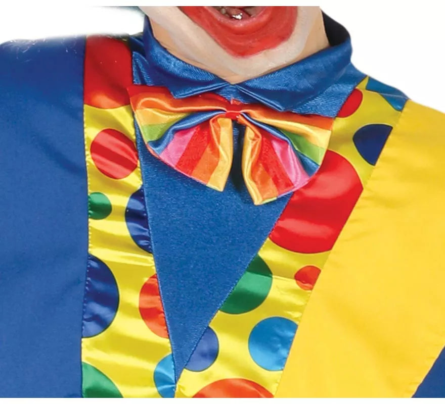 Translation missing: it.Disfraz de Payaso Azul y Amarillo para hombre