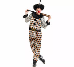 Costume da clown circense horror da uomo