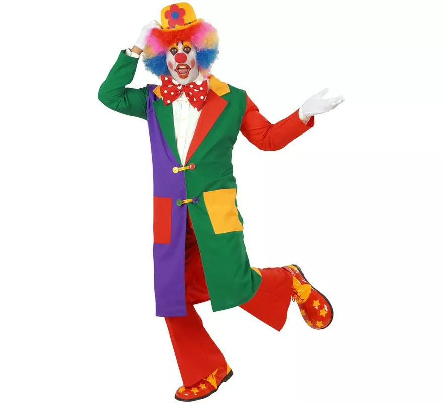 Translation missing: it.Disfraz de Payaso Colores para hombre