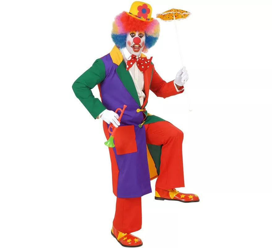 Translation missing: it.Disfraz de Payaso Colores para hombre
