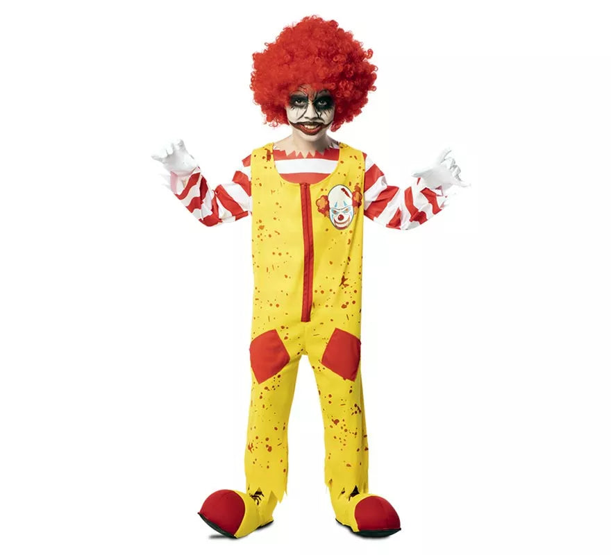 Translation missing: es.Disfraz de Payaso de Hamburguesa Asesino para niño