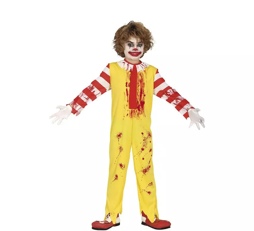 Translation missing: it.Disfraz de Payaso de Hamburguesa Asesino para niño