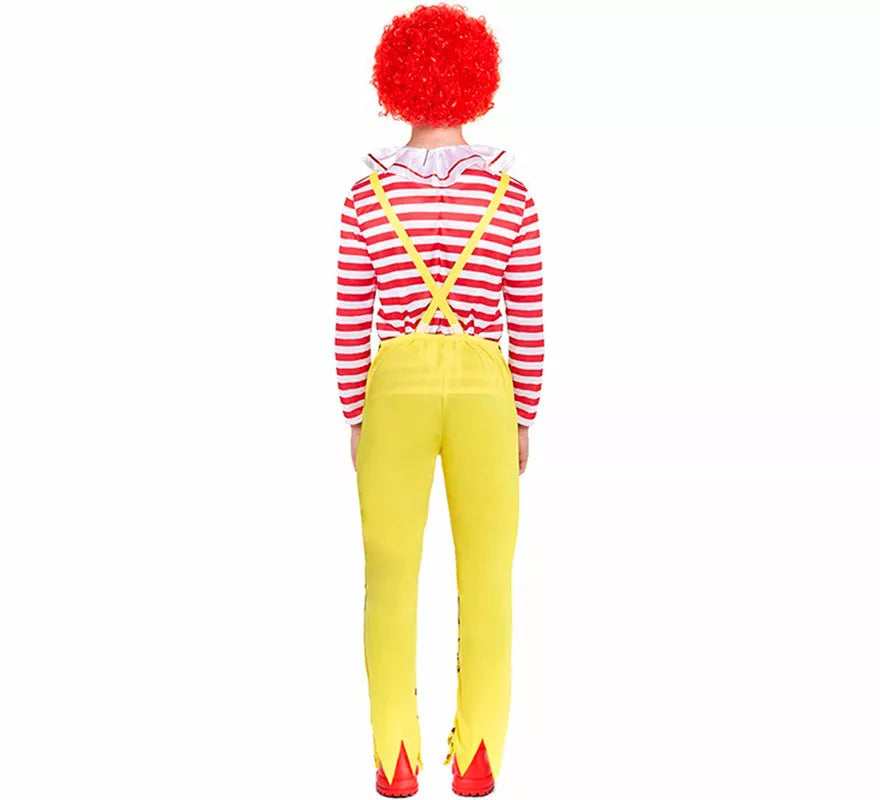 Translation missing: it.Disfraz de Payaso de Hamburguesa Sádico para hombre