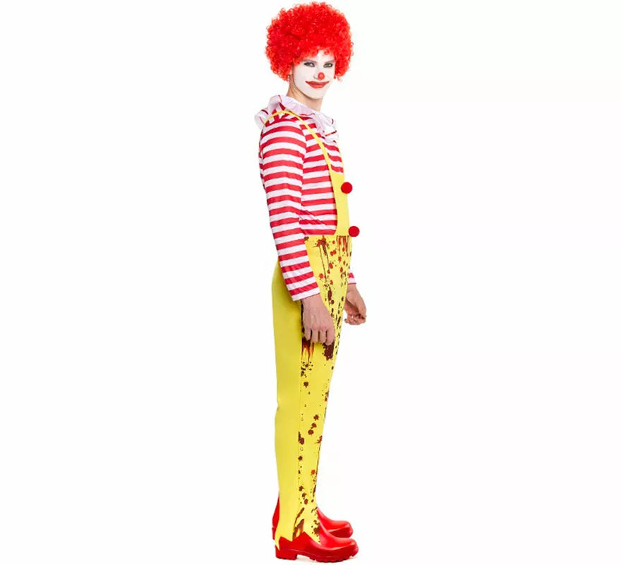 Translation missing: it.Disfraz de Payaso de Hamburguesa Sádico para hombre