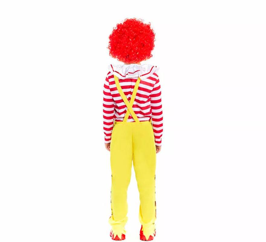 Translation missing: it.Disfraz de Payaso de Hamburguesa Sádico para niño