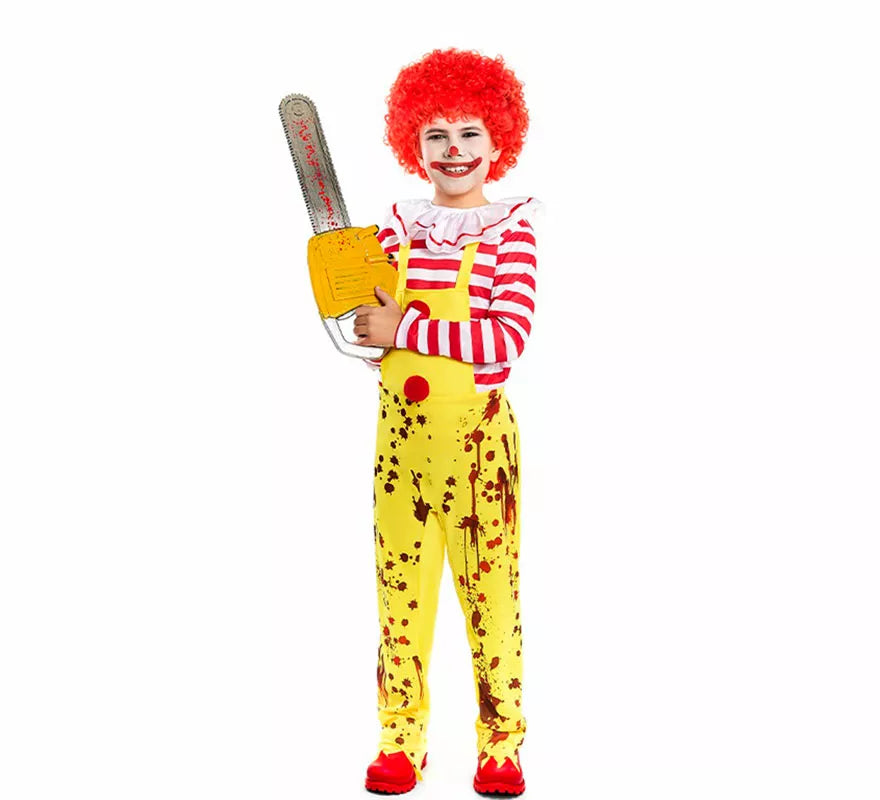 Translation missing: it.Disfraz de Payaso de Hamburguesa Sádico para niño