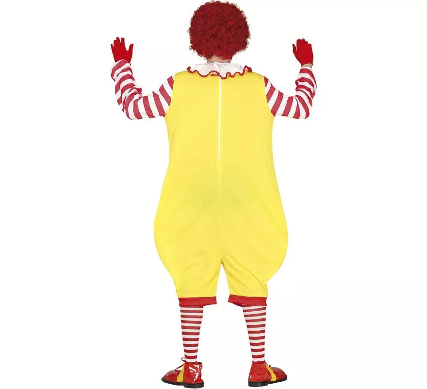 Translation missing: it.Disfraz de Payaso de la Hamburguesa Vil para hombre