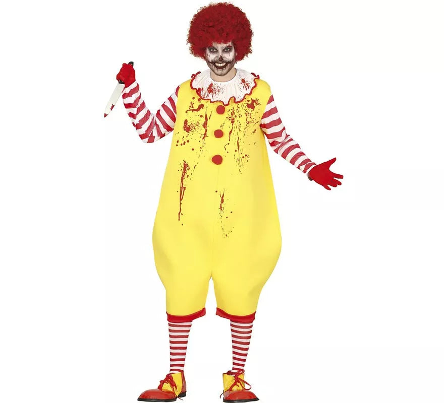 Translation missing: es.Disfraz de Payaso de la Hamburguesa Vil para hombre
