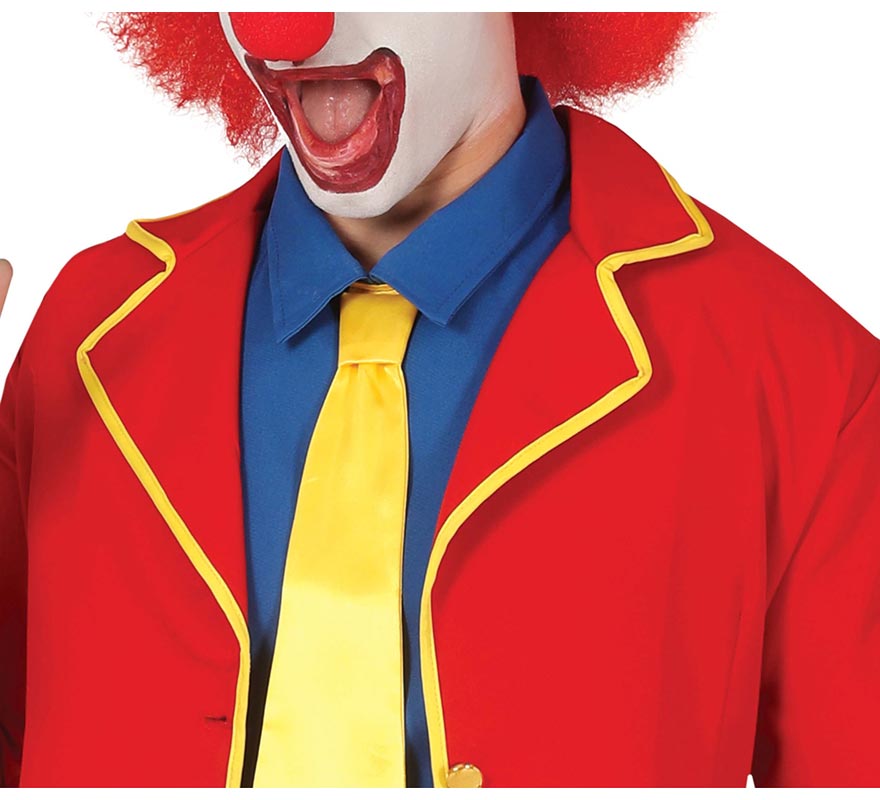 Translation missing: it.Disfraz de Payaso de Traje Rojo y Amarillo para hombre