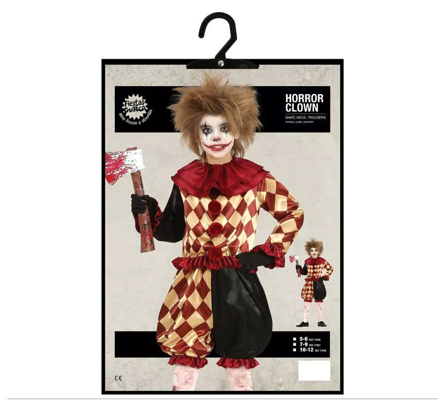 Translation missing: it.Disfraz de Payaso del Horror Sangriento para niño