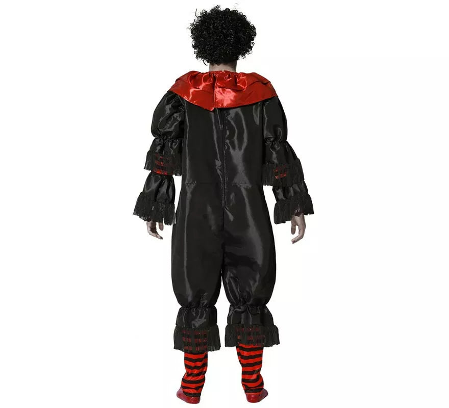 Disfraz de Payaso Diabólico Negro para hombre