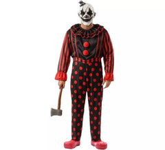 Diabolico costume da clown per un uomo