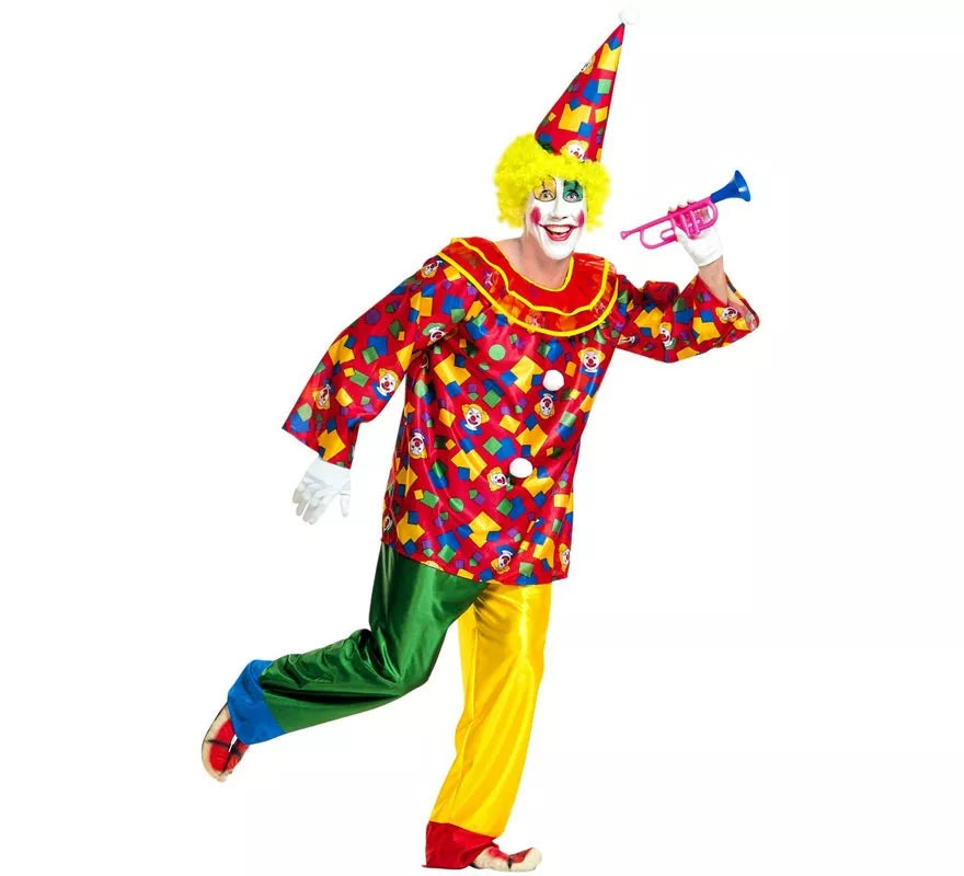 Translation missing: it.Disfraz de Payaso Divertido para adulto